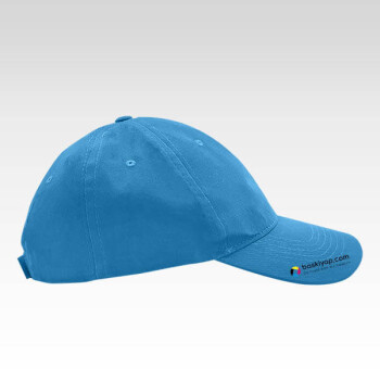 Kişiye Özel Baskılı Açık Mavi Bez Şapka